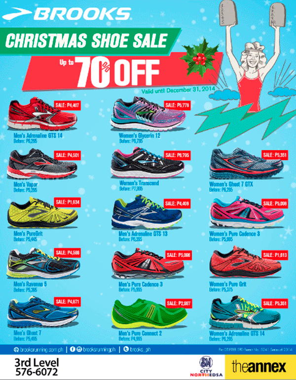 brooks running christmas shoes