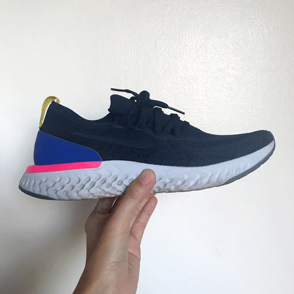 nike epic react flat feet